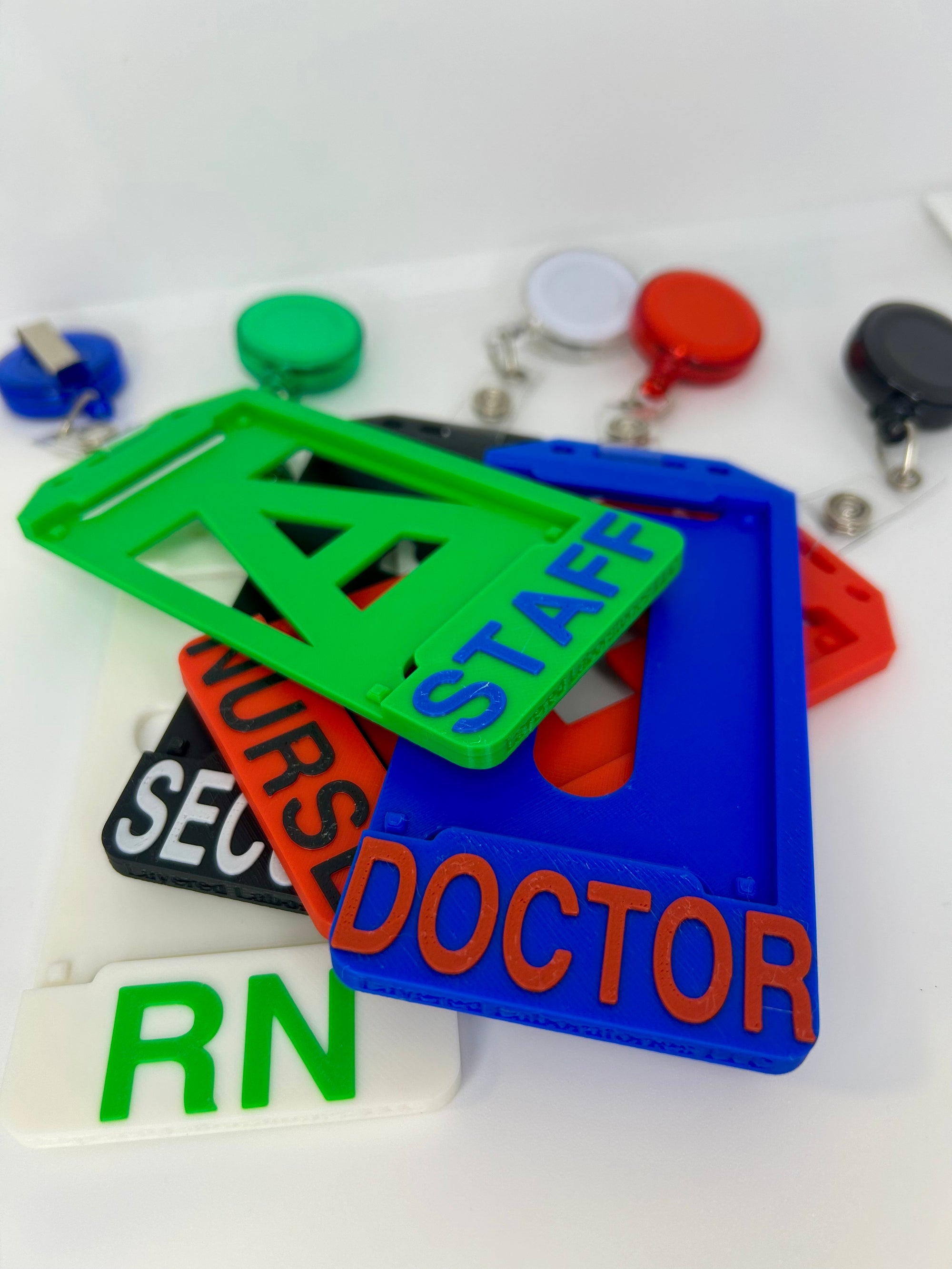 Badge Holder with Title