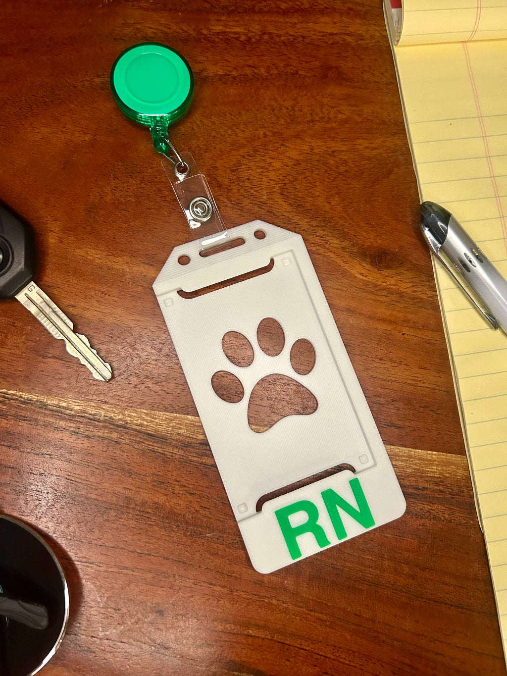 Badge Holder with Title