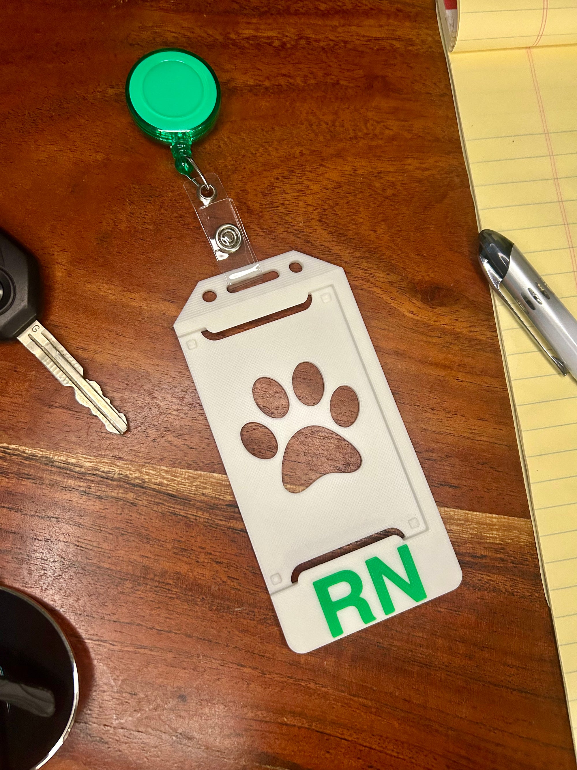 Badge Holder with Title