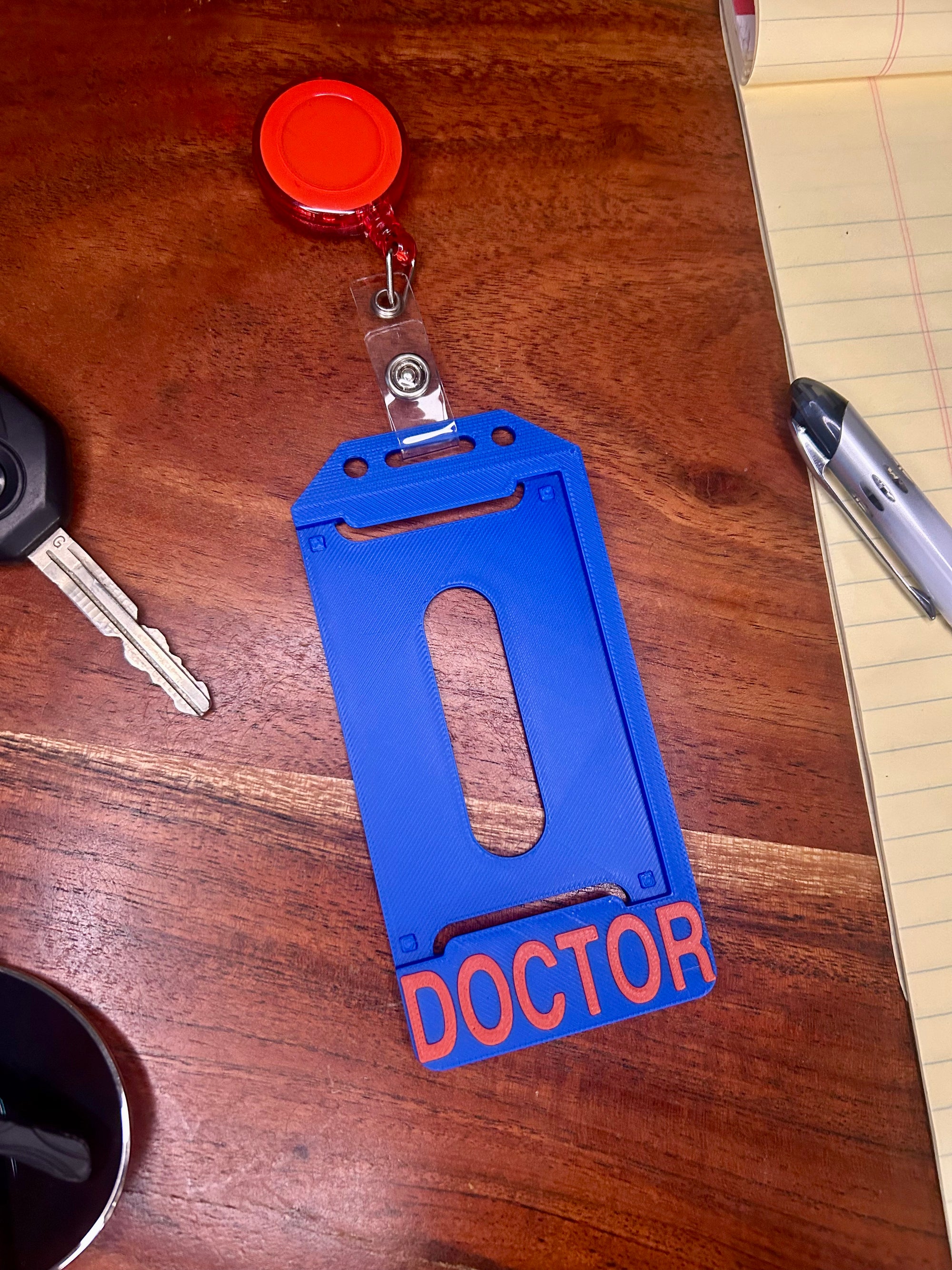 Badge Holder with Title