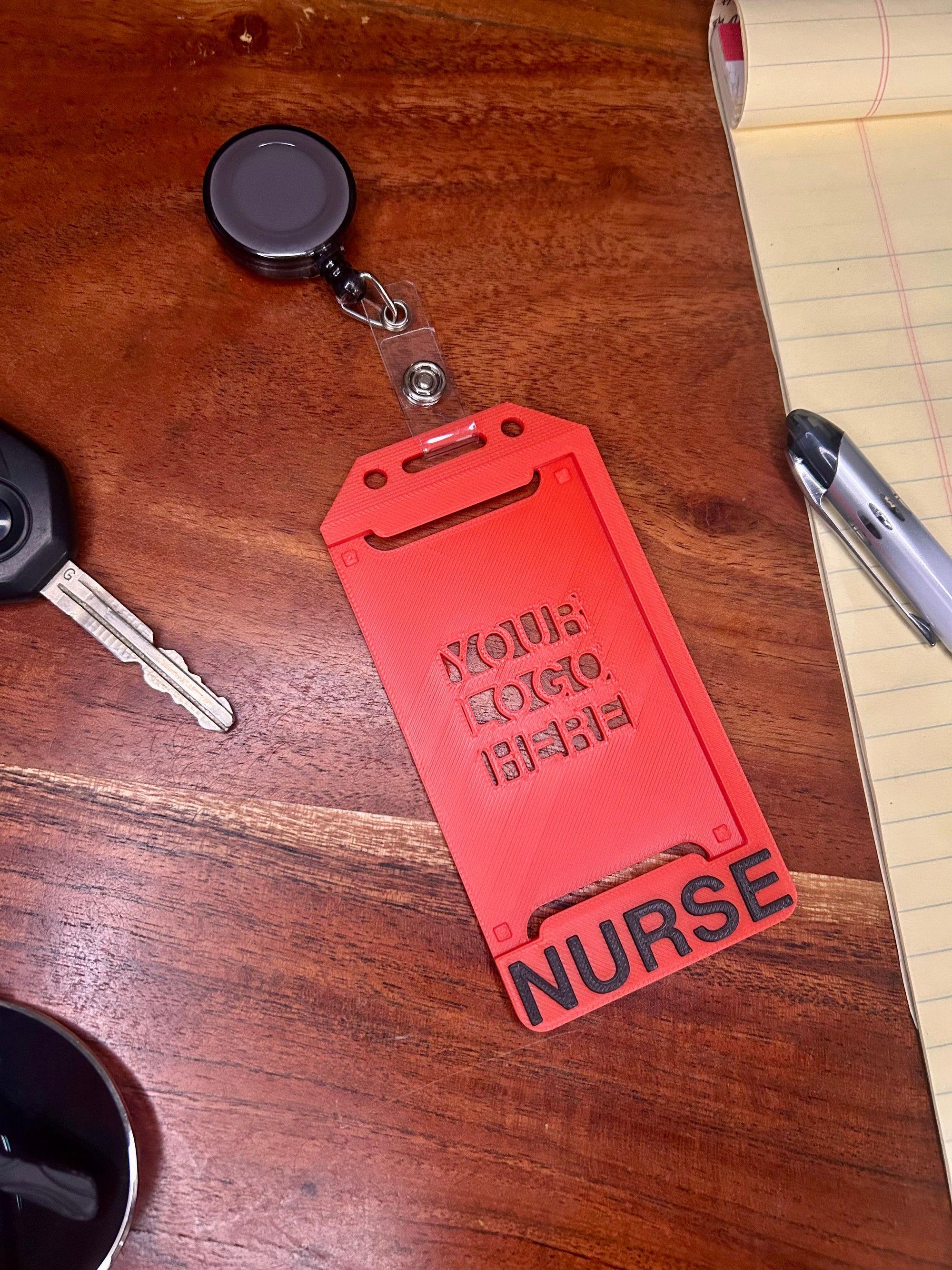 Custom Badge Holder with Custom Title