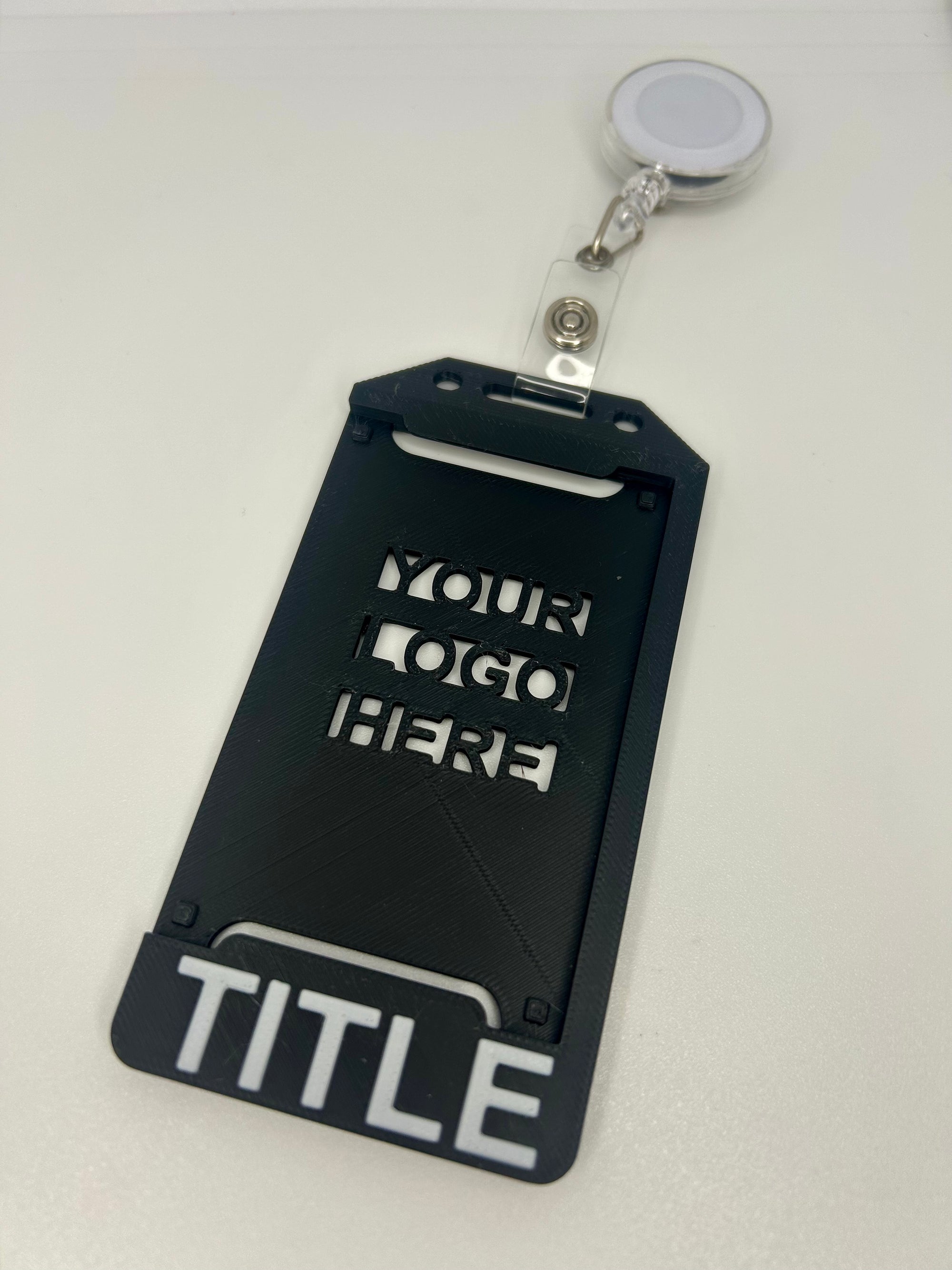 Custom Badge Holder with Custom Title