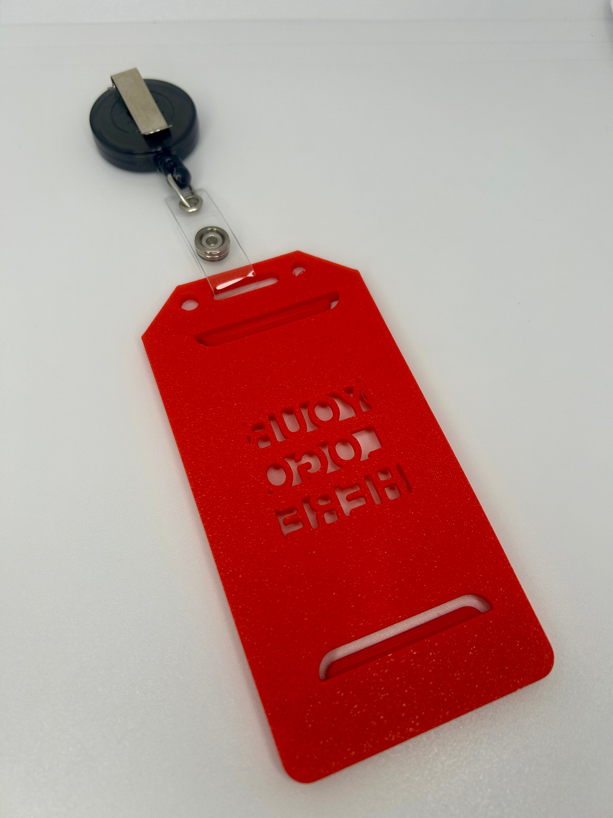 Custom Badge Holder with Custom Title