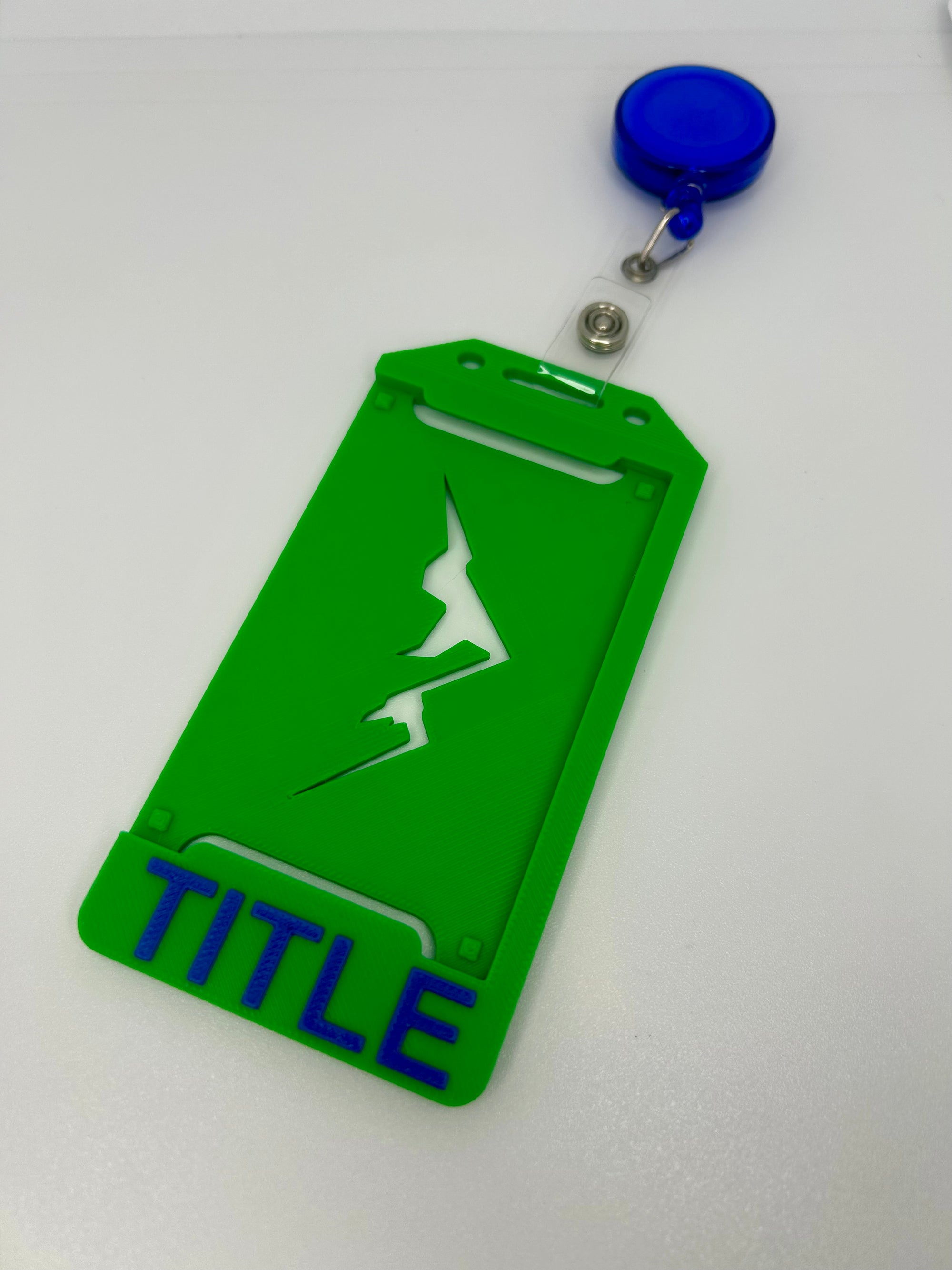 Custom Badge Holder with Custom Title